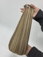 Extensions de cheveux à clip invisible en PU 100% vierge sans couture, alignées sur les cuticules naturelles