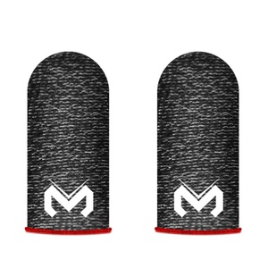 MEMO FS01 Fundas Antideslizantes para Dedos para Juegos, Guantes Duraderos para Juegos, para PUBG, Material de Fibra Plateada - Product Image 1
