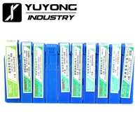10pcs/Set HSS 4 Flute 1.5/2/2.5/3/3.5/4/4.5/5/5.5/6mm End Mill Straight Shank Router Drill Bits Alat Pemotong Kayu untuk Penggilingan