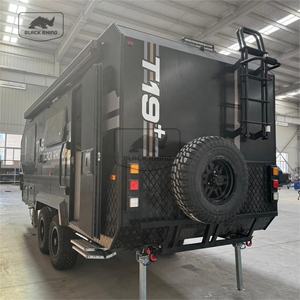 2025 nuevo aluminio caliente <span class=keywords><strong>grande</strong></span> todoterreno caravana estándar australiano Tapa dura suspensión independiente Camper remolque - Product Image 2