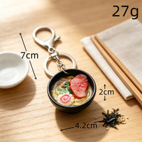 Porte-clés créatif en PVC en forme de tasse de bière, design cuisine coréenne, accessoire de sac, cadeau amusant