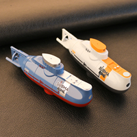 Barco submarino a control remoto para niños, juguete submarino a la moda, resistente al agua, 70M, largo tiempo de juego, modelo de simulación, regalo