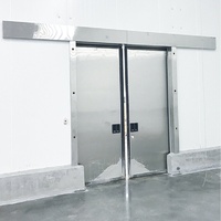 Portes coulissantes automatiques intelligentes pour entrepôts frigorifiques, structure anti-gel, fonctionnement silencieux pour chambre froide