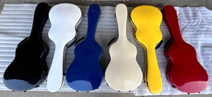 Étui rigide en fibre de verre coloré Aiersi pour <span class=keywords><strong>guitare</strong></span> <span class=keywords><strong>classique</strong></span> pleine taille 39 pouces - Product Image 5