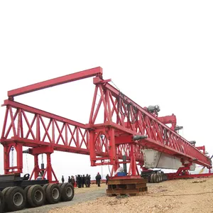 Kualitas tinggi 120t truss double bridge girder ereksi beam launche crane harga