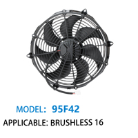 Ventilateur axial à double ventilateur électronique fabriqué en Chine pour le refroidissement du radiateur Ventilateur de radiateur en fonctionnement silencieux