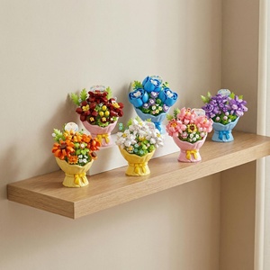 Kit de Construcción de Mini Bloques de Flores EPT, Decoración Permanente para el Hogar, Regalo para Adultos y Niños - Product Image 2