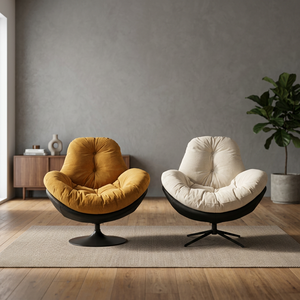 Modern Chair Contemporary Style Living Room Furniture Metal Frame Cat Paw Leather Velvet - Product Image 3