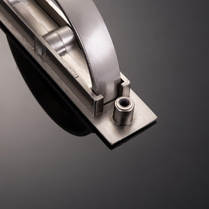 Aluminum Alloy Geometric Rotary <b>Handle</b> Silver Minimalist Design For Drawer Cabinet Doors Durable <b>Furniture</b> <b>Handle</b> And <b>Knob</b> - Product Image 2