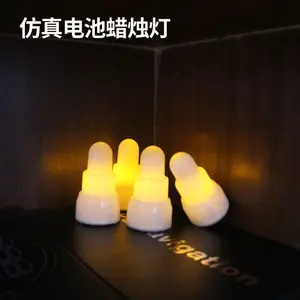 New Wireless Charging Led Electronic Candle Lamp Seal Remote Control Electronic Candle Lamp Button Battery Candle Lamp