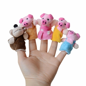 mayor <span class=keywords><strong>de</strong></span> la Escuela Muestra juguetes educativos <span class=keywords><strong>de</strong></span> los niños historias <span class=keywords><strong>de</strong></span> familia personalizado cerdo animal marioneta <span class=keywords><strong>de</strong></span> dedo - Product Image 1