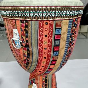 Tambor de mano africano, instrumento rítmico para formación de equipos, tambor de mano para principiantes, estilo étnico, tambor africano de 8 pulgadas - Product Image 2