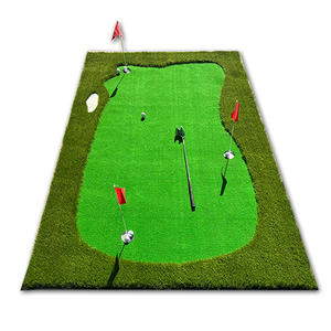 Shvmu कस्टम बनाया मिनी गोल्फ कोर्स ग्रीन इनडोर आउटडोर अभ्यास पोर्टेबल बड़े आकार वाले मैट - Product Image 1