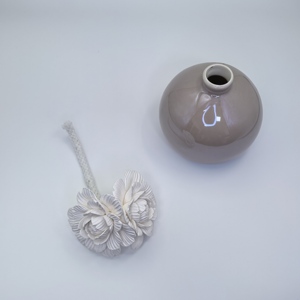 Diffusore floreale in ceramica bottiglia di olio <span class=keywords><strong>essenziale</strong></span> solido deodorante ROHS certificata decorazione di fragranze per la <span class=keywords><strong>casa</strong></span> per auto da ufficio - Product Image 4