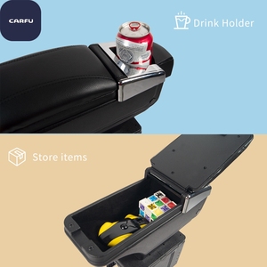CARFU AC-485 Accesorios de Decoración Interior para Auto, Caja de Almacenamiento Central, Reposabrazos para Auto, Popular en Turquía - Product Image 3
