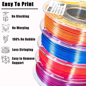 凯莱迪高品质中国3D打印耗材降解聚乳酸三色哑光塑料棒 - Product Image 3