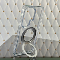 Coque de téléphone personnalisée avec photo, en TPU+PET, support magnétique, coussin d'air, design métallique, votre image, étui artistique personnalisé pour /