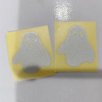 Autocollant de transfert PVC personnalisé, résistant aux intempéries, réfléchissant, imprimé UV, auto-adhésif pour fenêtre/porte, avec logo découpé