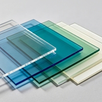 Plaque solide en polycarbonate B1, garantie 10 ans, transparente, protégée contre les UV, anti-âge, légère, prix d'usine