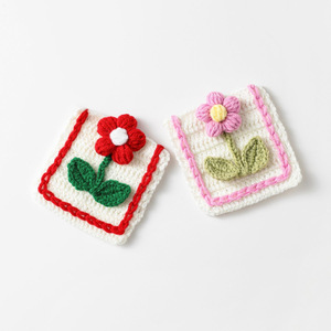 Accessoires de sacs en laine tricotée personnalisés, vente en gros de poches au crochet pour sacs de femmes - Product Image 1