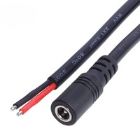 5521 2,1mm 5,1mm DC-Stecker Buchse Anschluss 5,5*2,1 zu Offenem Stromladekabel