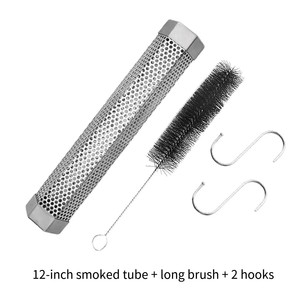 Tubo de Humo para Barbacoa de Acero Inoxidable, Reutilizable, Portátil, Multifuncional, de Alta Calidad, Resistente al Calor y Fácil de Limpiar - Product Image 2