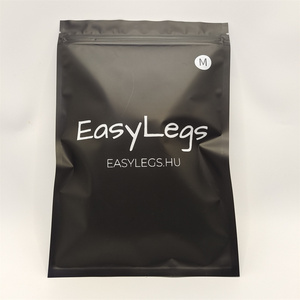 Bolsas de Embalaje de Papel de Aluminio con Cierre de Cremallera, Color Negro Mate Plateado, para Almacenamiento de Alimentos Doypack Mylar - Product Image 2