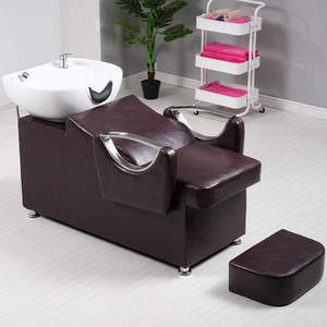 Nuevo Producto: Sillón de Lavado de Cabello Reclinable para Salón de Belleza, con Lavabo Integrado - Product Image 5