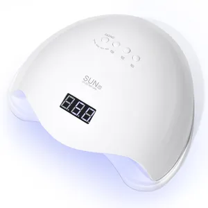 Lampe à ongles UV LED professionnelle 48W, sécheuse rapide pour gel, avec 4 minuteurs, capteur automatique et écran LCD - Product Image 1