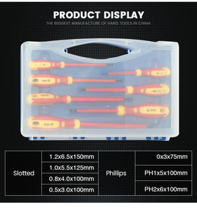 Juego de Destornilladores Aislados VDE para Electricistas Maxpower, 7 Piezas, Herramientas de Reparación para el Hogar - Product Image 6