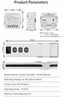 Contrôleur de rideau intelligent Tuya Zigbee WiFi pour maison, hôtel, appartement, bureau, module d'interrupteur intelligent, commande vocale, prend en charge les appareils partagés