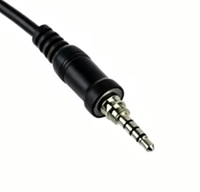 Kabel Adaptor ABS Baru HLM untuk Headset Radio Dua Arah Yaesu VX-700 VX-710 VXA-220 EVX-S24 ke K-Connector Buatan China