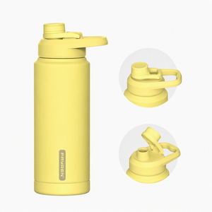 Nouvelle arrivée : gourde isotherme en acier inoxydable avec poignée de transport pour le camping, l'école, la salle de sport, OEM ODM. - Product Image 1