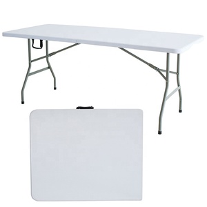 6ft <b>Outdoor</b> Portable HDPE <b>Plastic</b> Wedding Folding <b>Table</b> YS-A1 Folding <b>Table</b> YS-A1 - Product Image 1