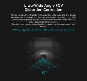 Caméra FPV A2 Mini ultra grand angle avec <span class=keywords><strong>cardan</strong></span> inclinable à axe unique 160° °   Vision nocturne FOV 1080P 2MP, étanche IP67, prend en charge la rotation à l'envers - Product Image 3