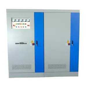 SBW-F-1000KVA stabilisateurs automatiques triphasés industriels de régulateurs de tension 380V 415V avec 3 moteurs servo