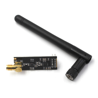 Module émetteur-récepteur RF Tejaite NRF24L01+PA+LNA 2,4 GHz avec interface SPI, portée de 1,1 km et antenne