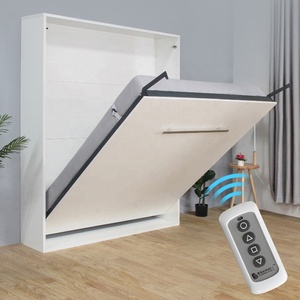 <span class=keywords><strong>Lits</strong></span> en bois pliants transformables de haute qualité lit mural automatique motorisé électrique vertical - Product Image 1