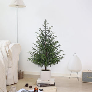 Mini <span class=keywords><strong>sapin</strong></span> <span class=keywords><strong>de</strong></span> Noël pailleté avec décorations dorées pour table <span class=keywords><strong>de</strong></span> fête et affichage à la maison - Product Image 2