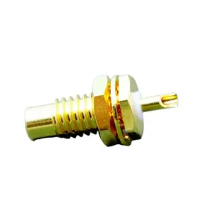 China supplier 50ohm electrical waterproof Male plug bulkhead receptacle SMC rf coaxial connector