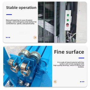 Un élévateur hydraulique à rail unique, à commande tactile, pour la manutention de matériaux industriels lourds - Product Image 2