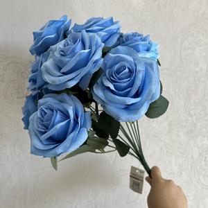 <span class=keywords><strong>Precio</strong></span> al por mayor Multi cabeza rosas holandesas flores artificiales a granel boda pasillo arco telón de fondo reutilizable seda rosas artificiales - Product Image 3