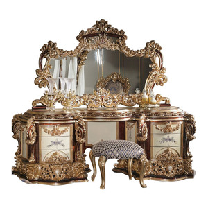 Antica tavola da salotto in legno massello con mobili da camera da letto francesi fatti a mano con tavolo da bagno comodo di alta qualità - Product Image 1