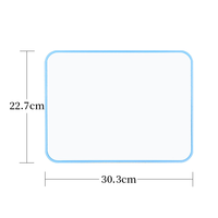 Tableau blanc effaçable à sec double face multicolore en gros pour l'éducation des enfants