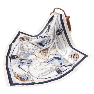 Foulard Quadrato in Finta Seta per Donne, <span class=keywords><strong>Elegante</strong></span> Motivo Floreale a Catena, Sciarpa Quadrata in Raso di Design, Sensazione Setosa, 90*90cm OEM/ODM - Product Image 5