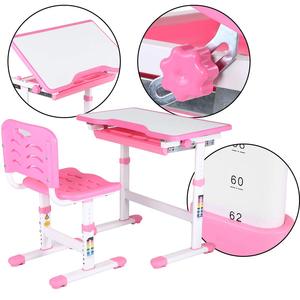 <span class=keywords><strong>Escritorio</strong></span> de estudio para niños, altura ajustable, <span class=keywords><strong>escritorio</strong></span> y silla escolar para estudiantes, cómoda mesa de estudio de aprendizaje, silla con almacenamiento - Product Image 4