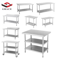 Stainless Steel Work Table, Restaurant Kitchen Table