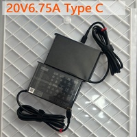 Pengisi Daya Laptop Adaptor AC USB C 135W untuk Lenovo ThinkPad Z16 P16s P15s P14s E16 E15 Catu Daya Notebook 20V 6,75A