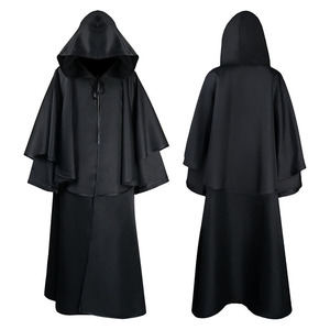 Cape à capuche vintage médiévale, robe de sorcier ou de traître pour Halloween, costume de cosplay - Product Image 4