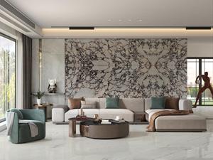 الطبيعي الأرجواني بلاط رخامي إيطاليا Calacatta فيولا الرخام ل جدار الطابق بلاط - Product Image 3